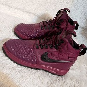 Nike Air Lunar Force 1 Duckboot '17 Bordeaux Burgundy Black